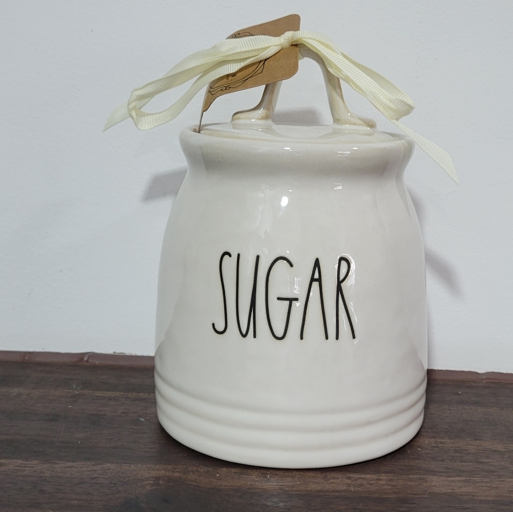 Rae Dunn Ceramic Sugar Jar
